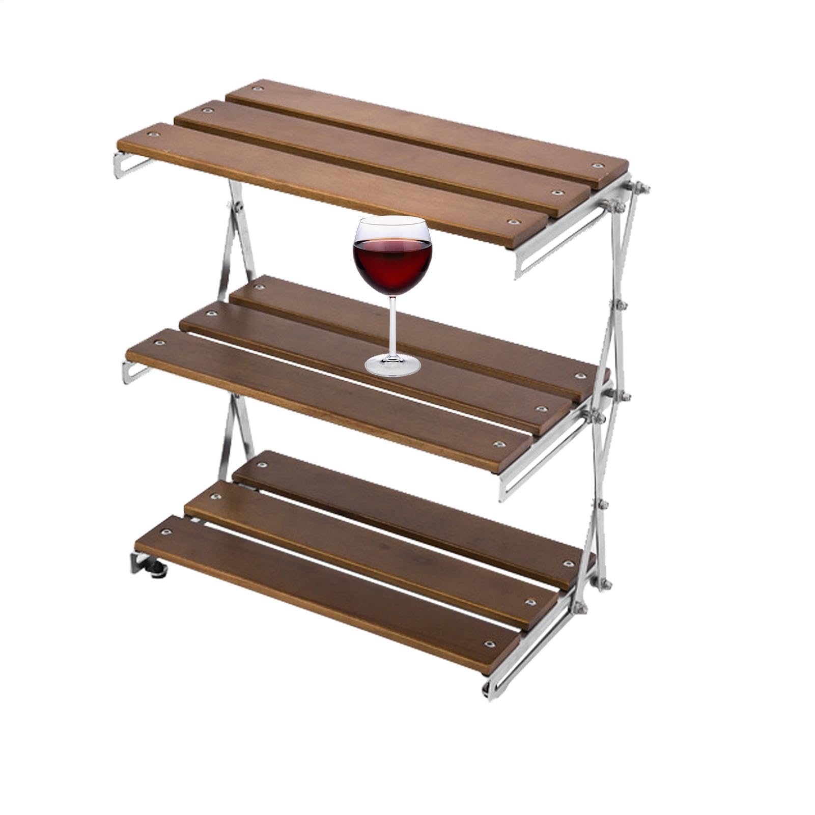 Étagère de Rangement Pliante de Camping, Organisateur Pliable étagère de