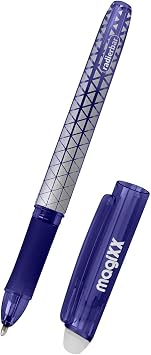 Online MagiXX Gel Pen Blue with 0.7 mm Line Width, Rollerball Pen Erasable for Learning to Write & for the Office, Erasable Pen Set, Erasable Ballpoint Pen for Students, Students