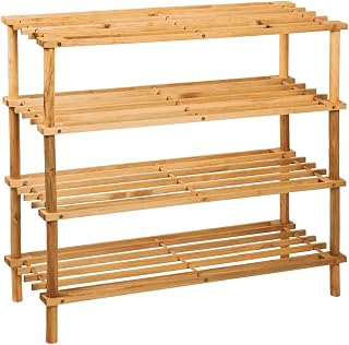Zapatero de madera 70x32x23cm