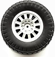 Vista 5 de Neumáticos RC Buggy de escala 110, diámetro de 4.331 in rc Off Road Juego de neumáticos RC All Terrain RC Rock Crawler Wheel con cubo de llanta