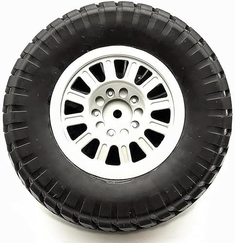 Miniatura 5 de Neumáticos RC Buggy de escala 110, diámetro de 4.331 in rc Off Road Juego de neumáticos RC All Terrain RC Rock Crawler Wheel con cubo de llanta de