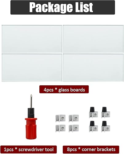 Miniatura 2 de Protector de viento cuadrado para fogata, 18 x 18 x 6 pulgadas, protector de viento de vidrio para hoguera cuadrada