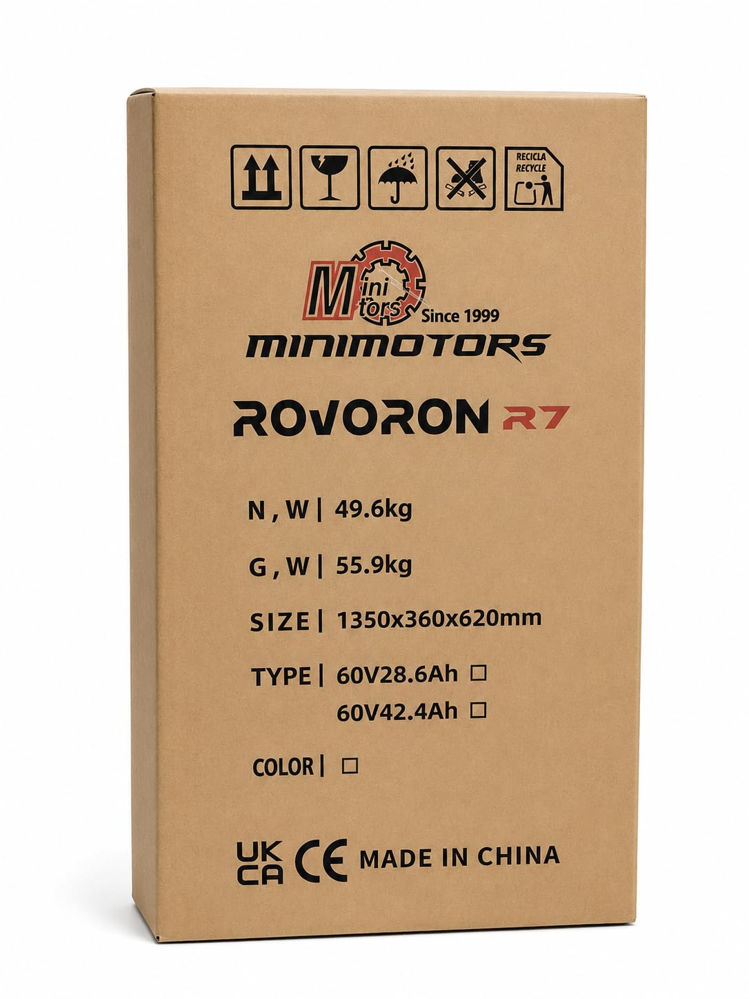 ROVORON R7 Pro Trottinette Électrique, 60V43Ah, Moteurs Doubles, Pneus 11 Pouces Tubeless, Freins hydrauliques, New EY3 Display