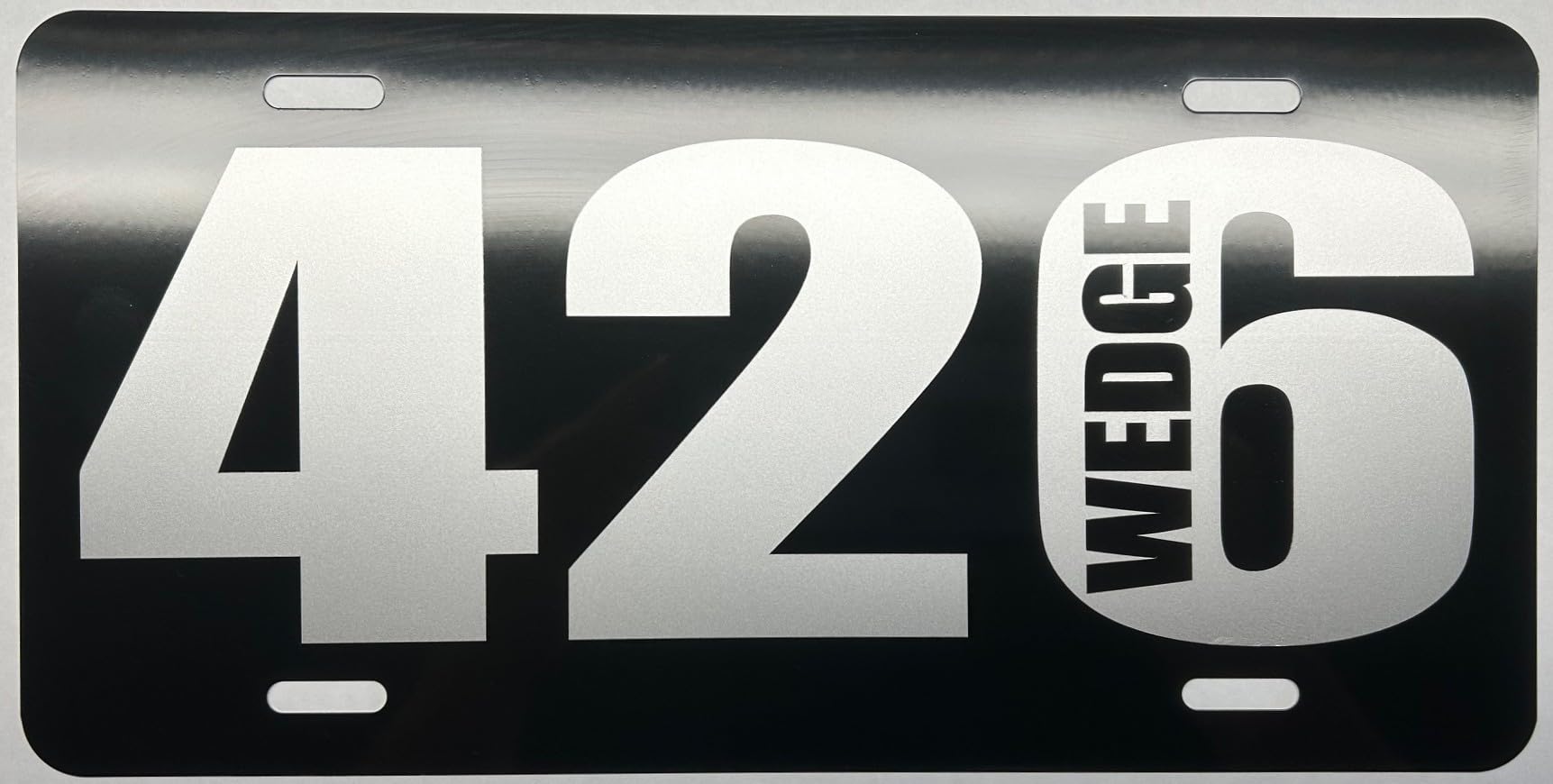 426 Wedge Engine Size Metal License Plate 6x12 Tag Fits Dodge Mopar Hemi Plymouth Max Wedge Big Block Charger GTX Super bee Road Runner Gasser A/FX