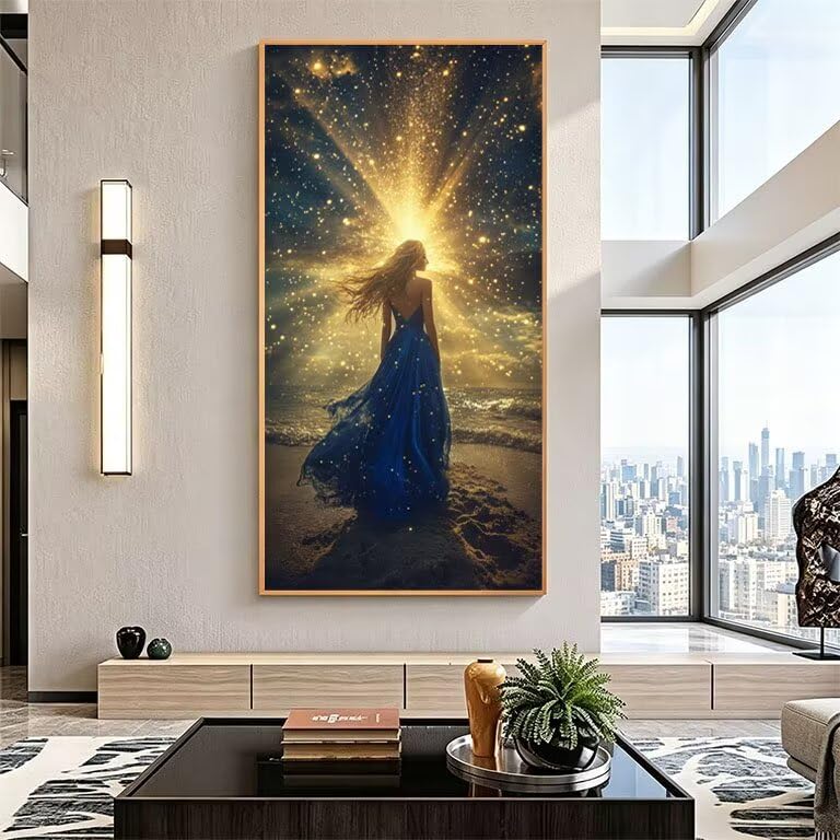 Pintura de diamante para relajación: manualidad de adultos kit 70x140cm 3