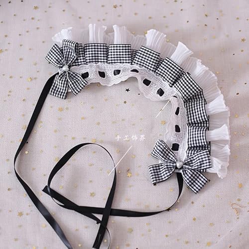 Yulakes 1 yards - Nastro di raso bianco e nero