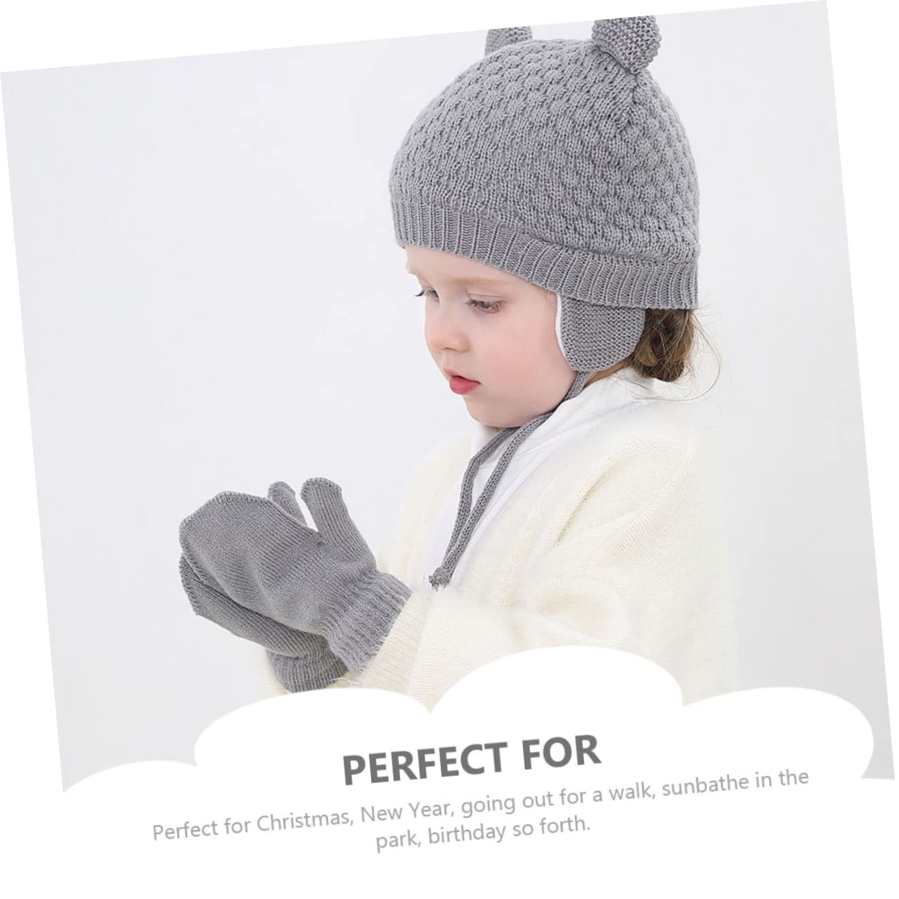 LIFKOME 5 Set di Cappelli per Bambini Adorabile Cappello Lavorato A Maglia Che Mantiene Caldo Il Cappello Lavorato A Maglia con Design A Cartoni Animati per Il Compleanno