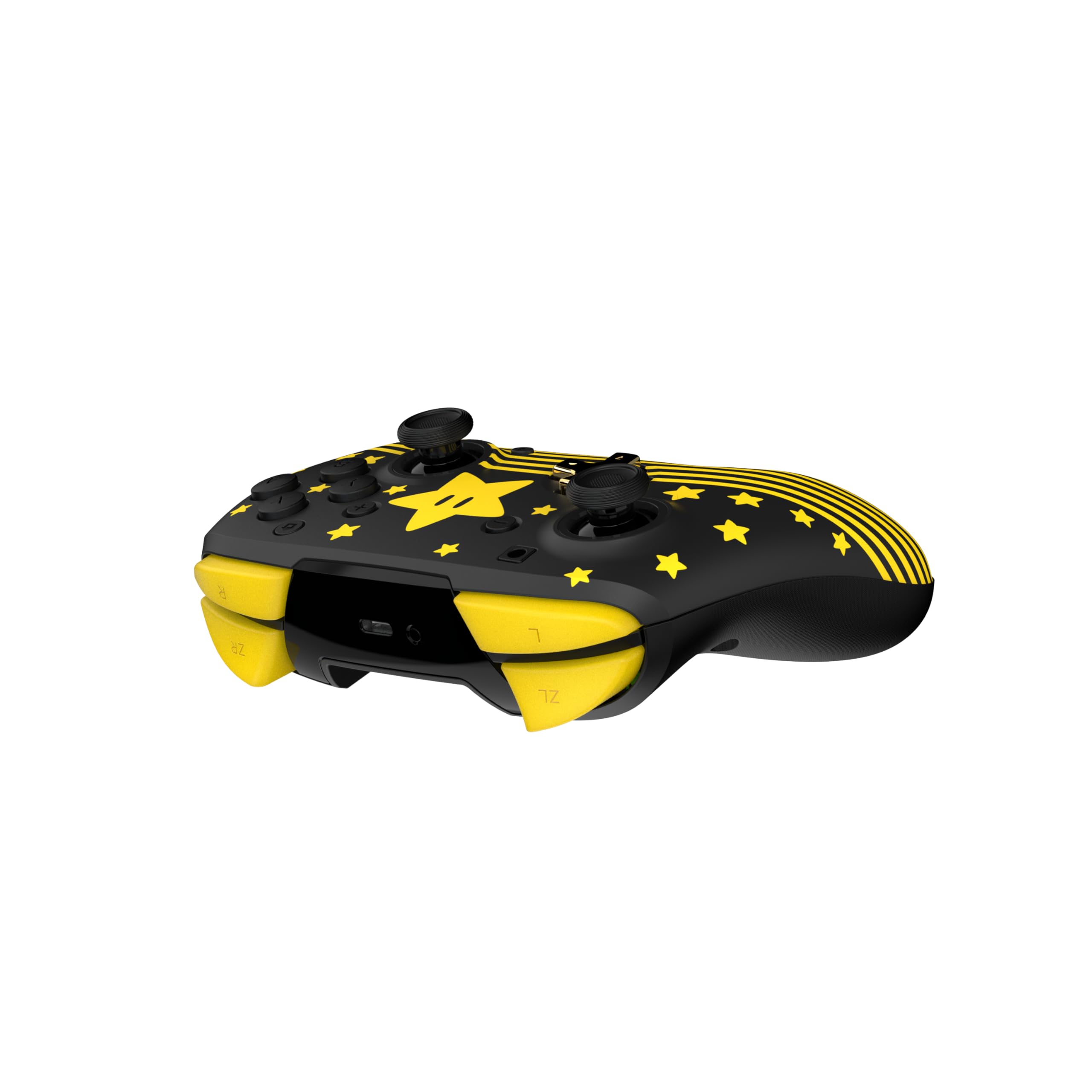 Turtle Beach Rematch Super Mario Star Mando de juego inalámbrico para Nintendo Switch, también funciona con Nintendo Switch 2 (El botón C no está en este controlador) — view 8