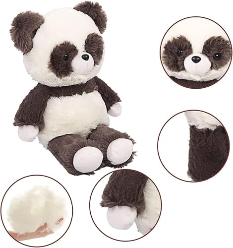 Miniatura 4 de Almohada de peluche de panda suave linda almohada de peluche de panda para abrazar, muñeca de juguete de oso durmiendo para decoración del hogar,