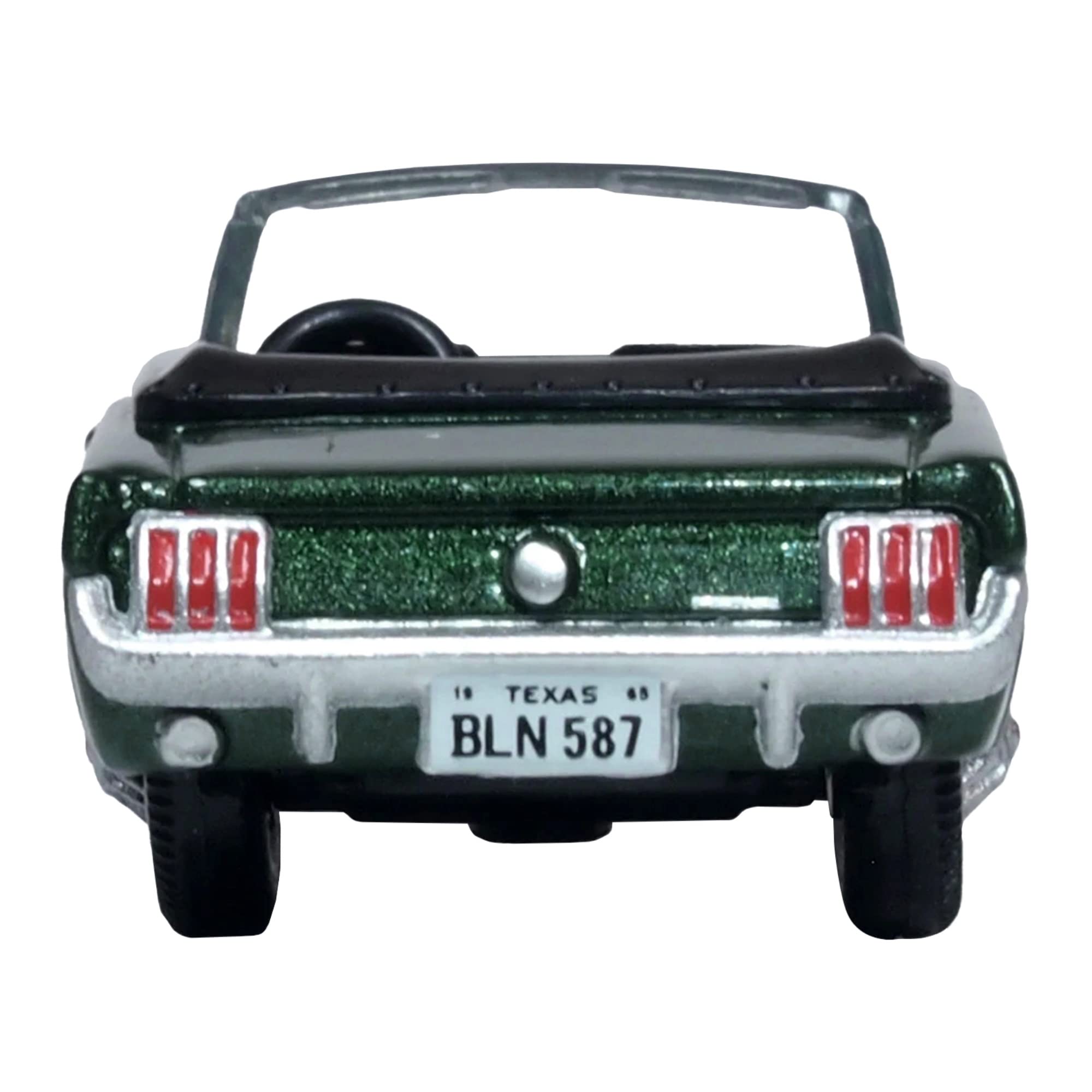 Amazon.com: Diecast 1965 Ivy Green Mustang Convertible 1:87 Scale