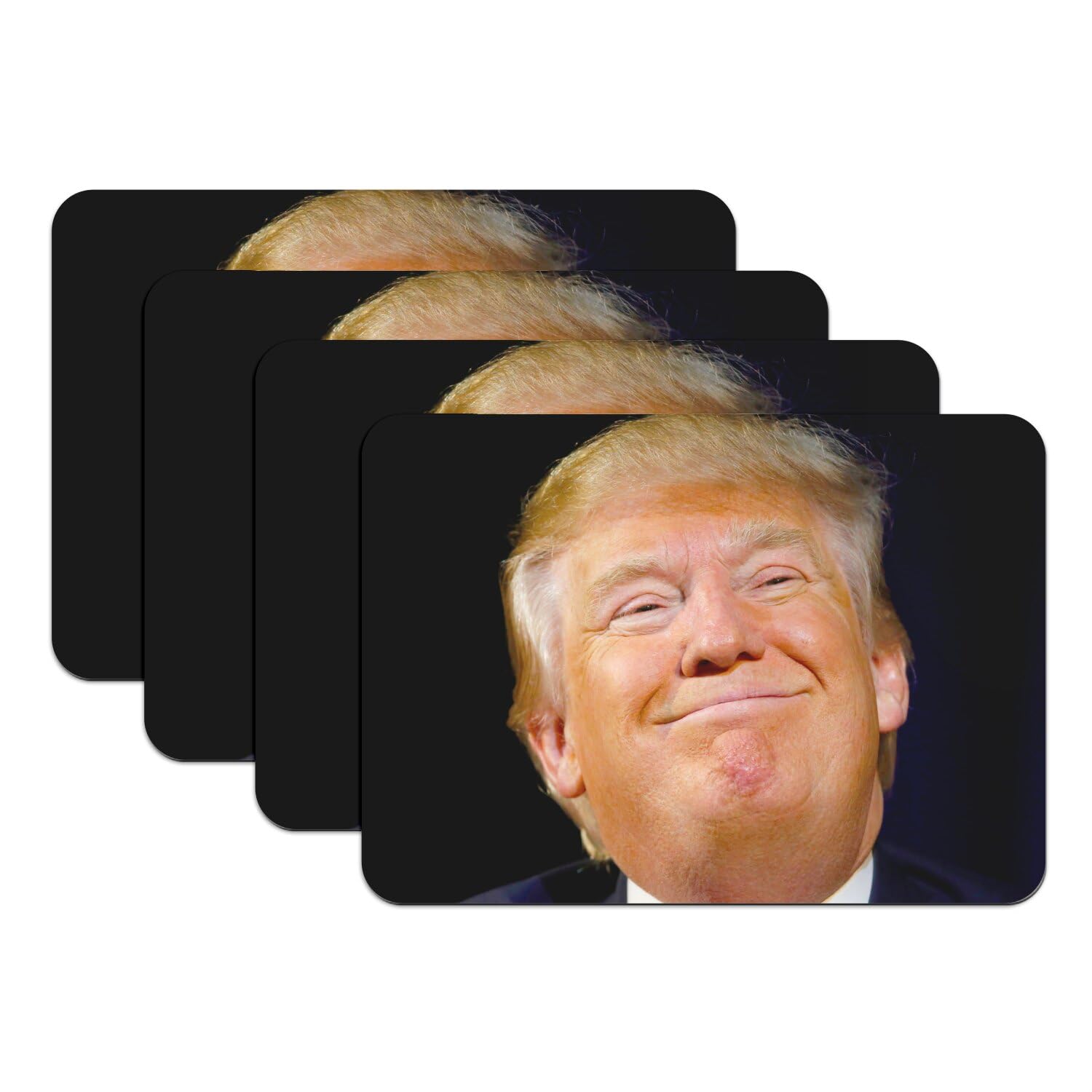 Dessous Donald Trump grand format 39,5x28,5cm en caoutchouc de table USA