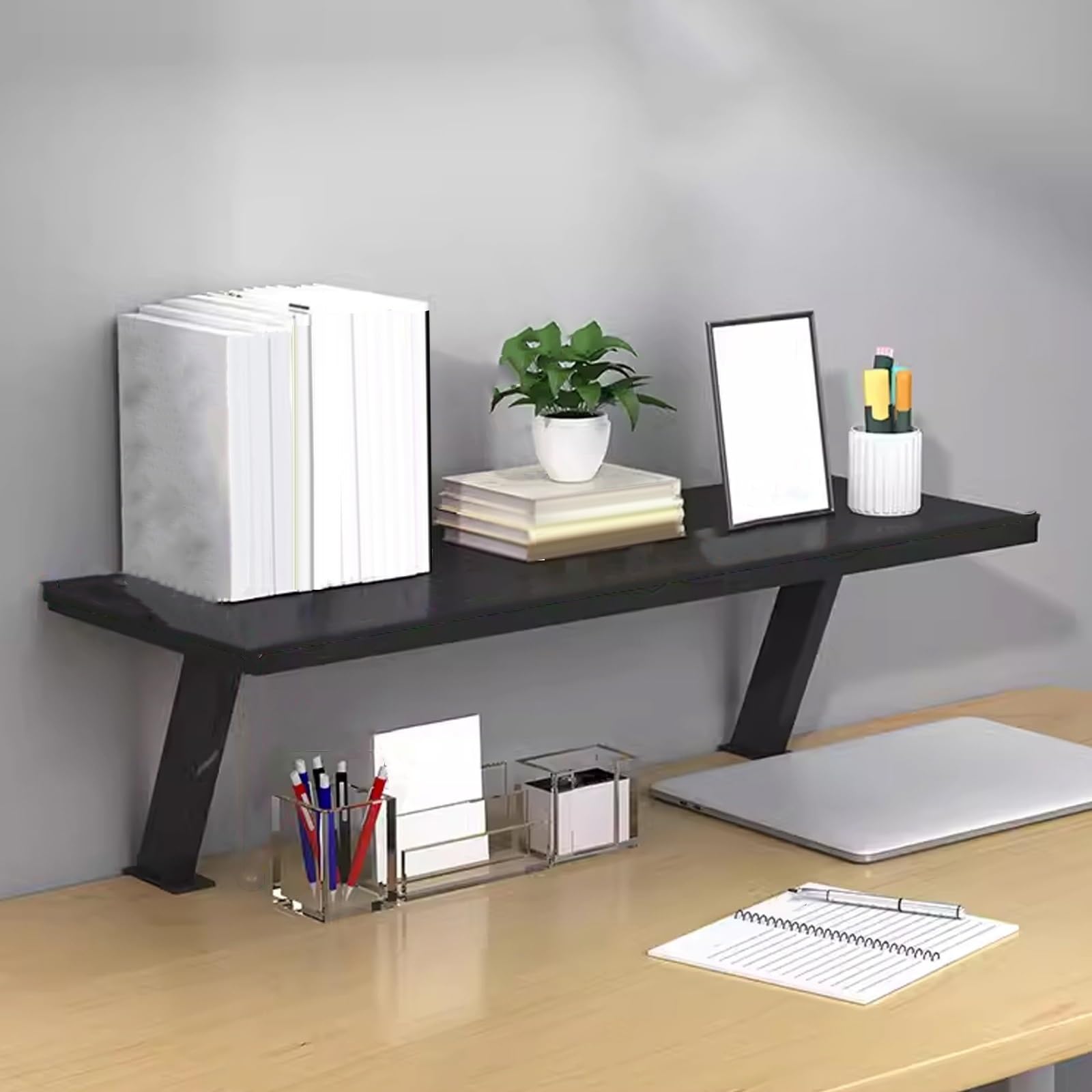 Amazon.com: DYUNCZ Clamp on Desk Organizer Shelf, Clamp on Desk