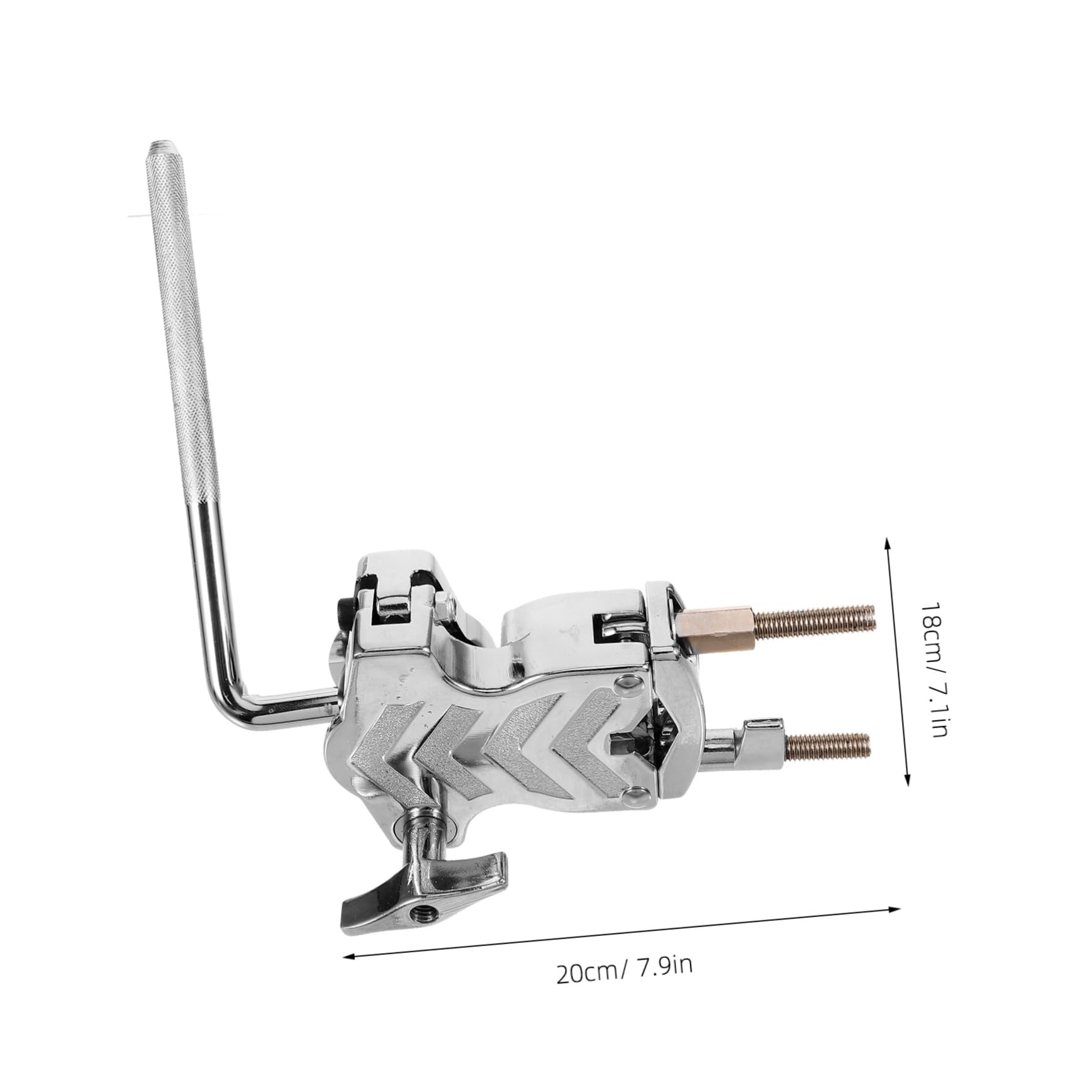 Abaodam Heavy Duty Drum Stand Band Clamp Multi-function Clip-on Drum Clamp for Jazz