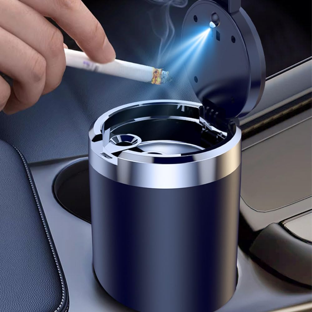 Amazon.com: Car Ashtray for Mitsubishi Outlander ASX Pajero Eclipse Cross  Lancer Mini Detachable Cigarette Ashtray Cup Holder Portable Ashtray  Smokeless with Light Accessories,Blue : Automotive