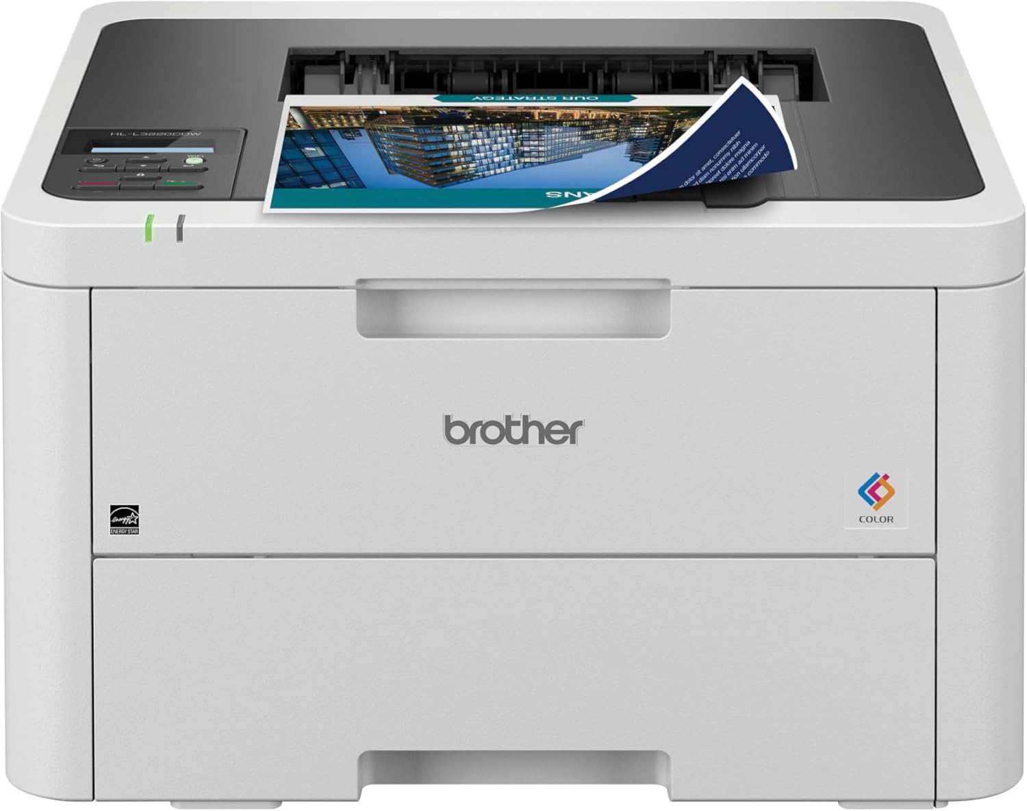 Color Laser Printer with Wireless Printing Fast 19 PPM Output