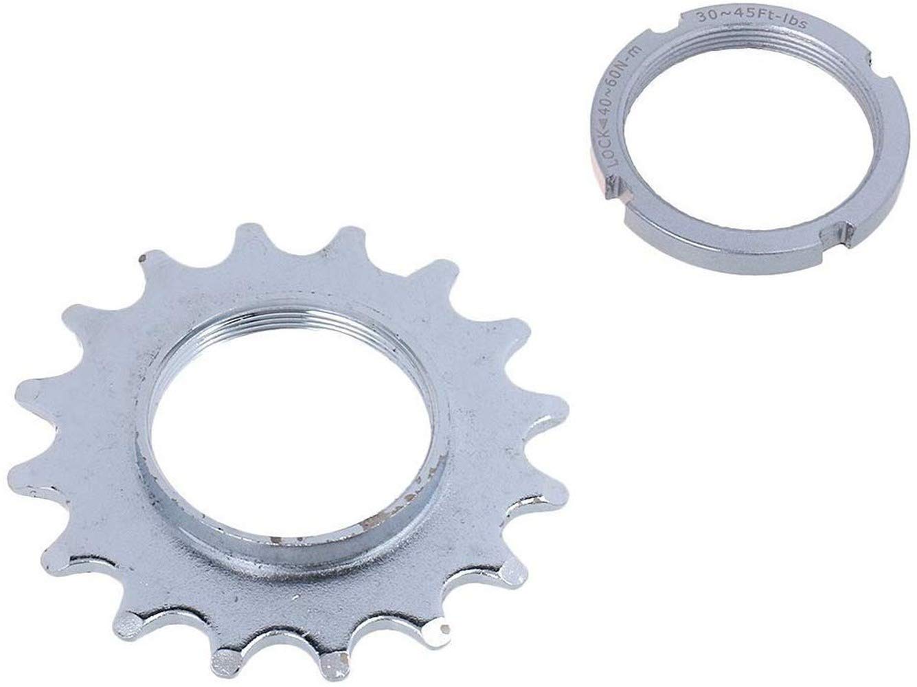 SGersteFixie Track Sprocket Fixed Gear Single Speed Cog Threaded Lock Ring