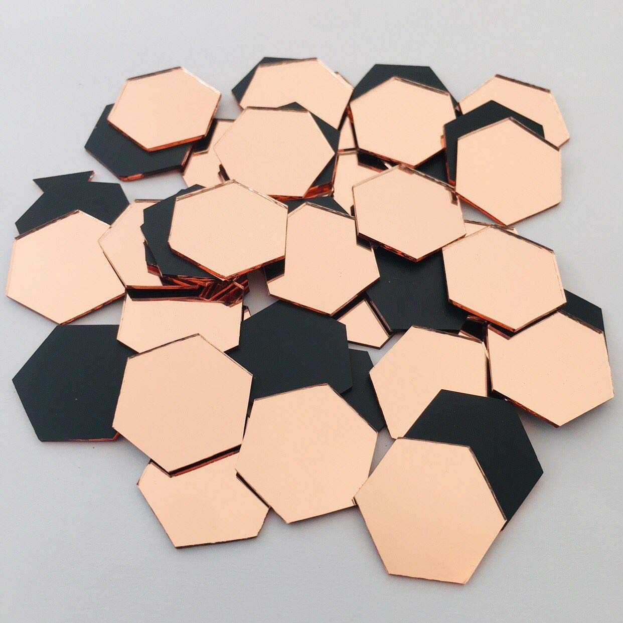 100 Carreaux De Mosaïque Miroir 2x2 Cm - Pour Projets Créatifs, Artisanat, Décoration Intérieure Et Extérieure