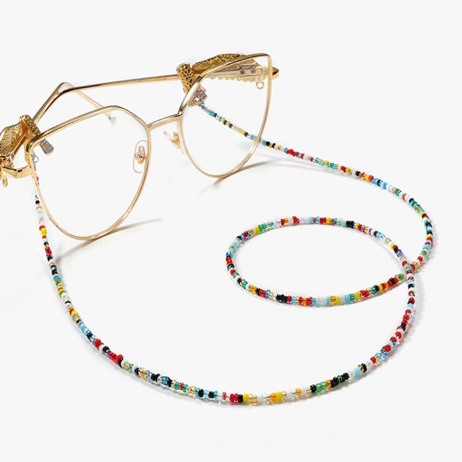 Cordon de Maintien pour Lunettes de Lecture avec Clip pour Femmes