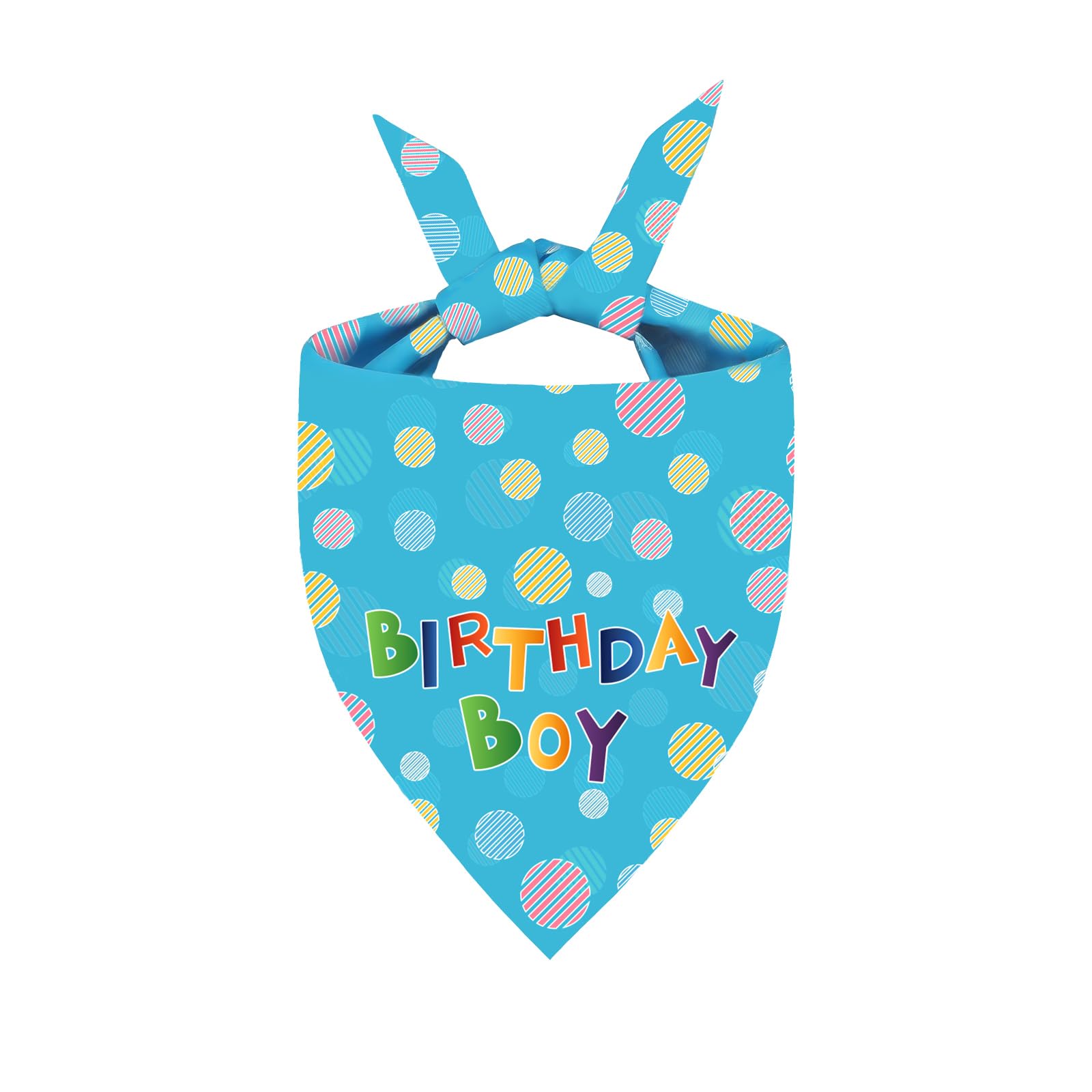 Bestwist Dog Birthday Set, 4PCS Pink Dog Birthday Bandana, Hat, Number & Squeaky Toy, Complete Gift Set for Dogs Birthday Present for Small Medium Dogs up to 19" Neck