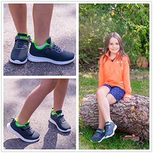 Ziitop Toddler Little Kids Shoes Boys Girls Sneakers Big Kids Tennis Shoes Strap Athletic Running Shoes Sport Walking Shoes thumb #5