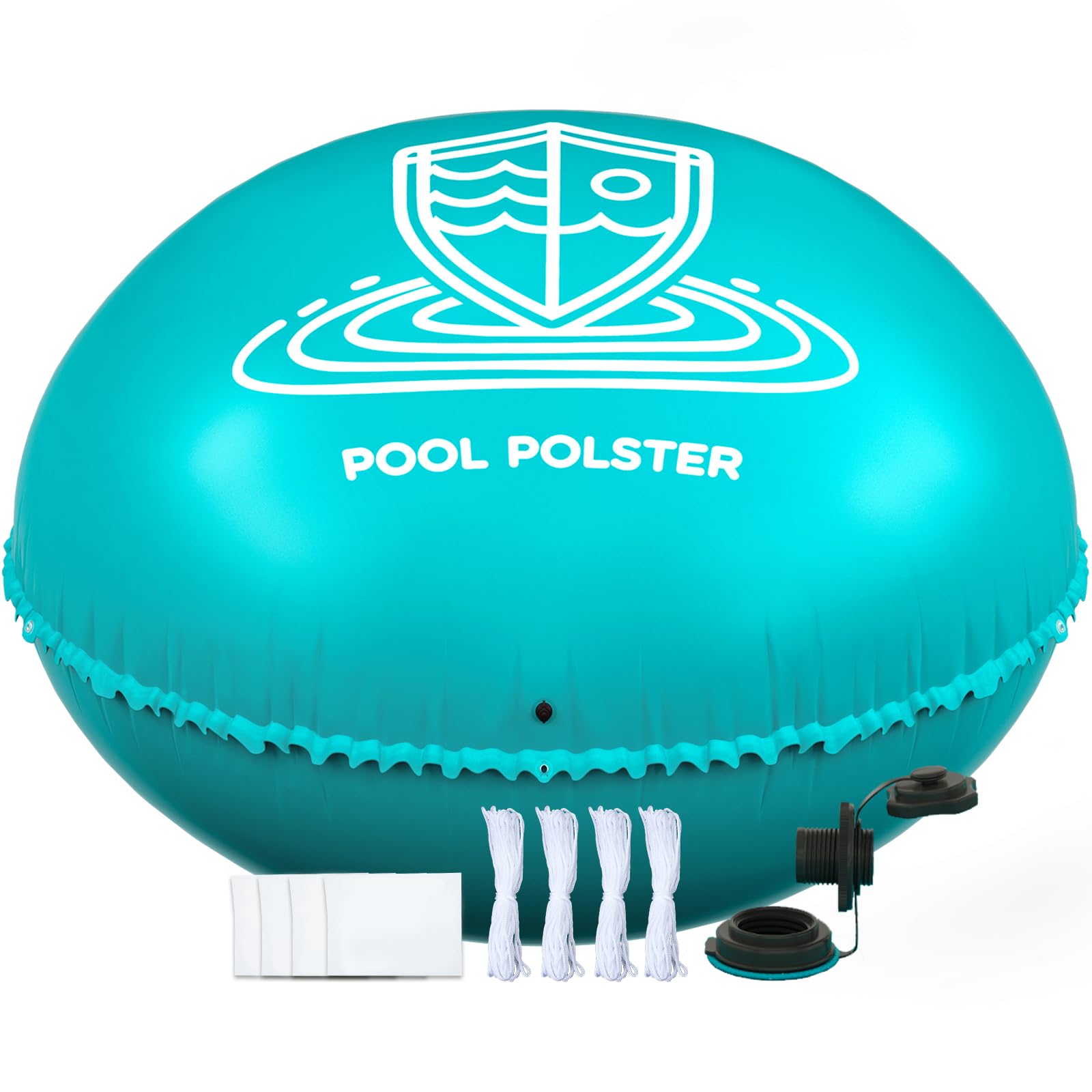 Ryuhic Poolkissen Winter 3m – Aufblasbare Poolpolster Mit Doppelnaht, Inkl. Reparaturset