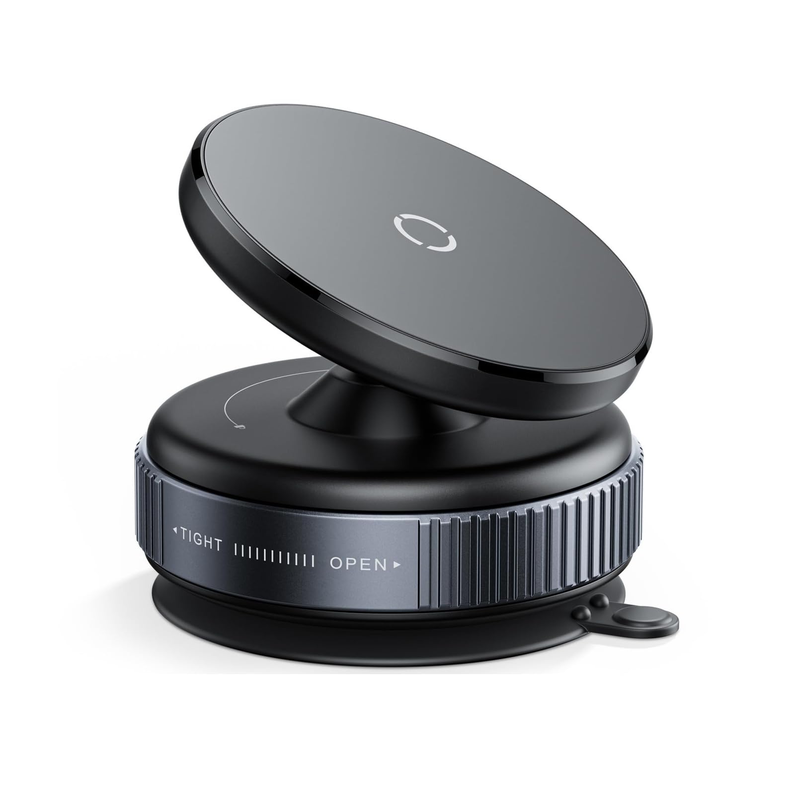 T TECLUSIVE Smart Magnetic Mobile Phone Holder 360 Degree Rotatable with Reusable Super Strong Vacuum Suction for Car Bike Home Office All Surface Compatible with iPhone 16 15 14 & All Phones-image-40