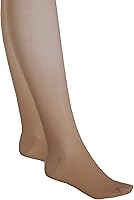 Vista 8 de Truform Sheer Pantyhose de maternidad, compresión de 15-20 mmHg, soporte de abdomen, 20 denier, beige, M