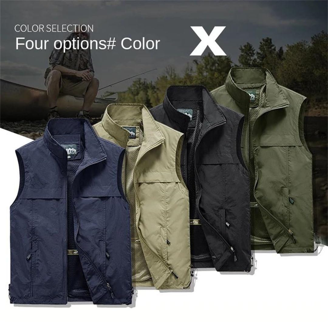 Abbigliamento da pesca all'aperto Fotografia Tactical Caccia Vestiti Per Gli Uomini Senza Maniche Quick Dry Alpinismo Vest