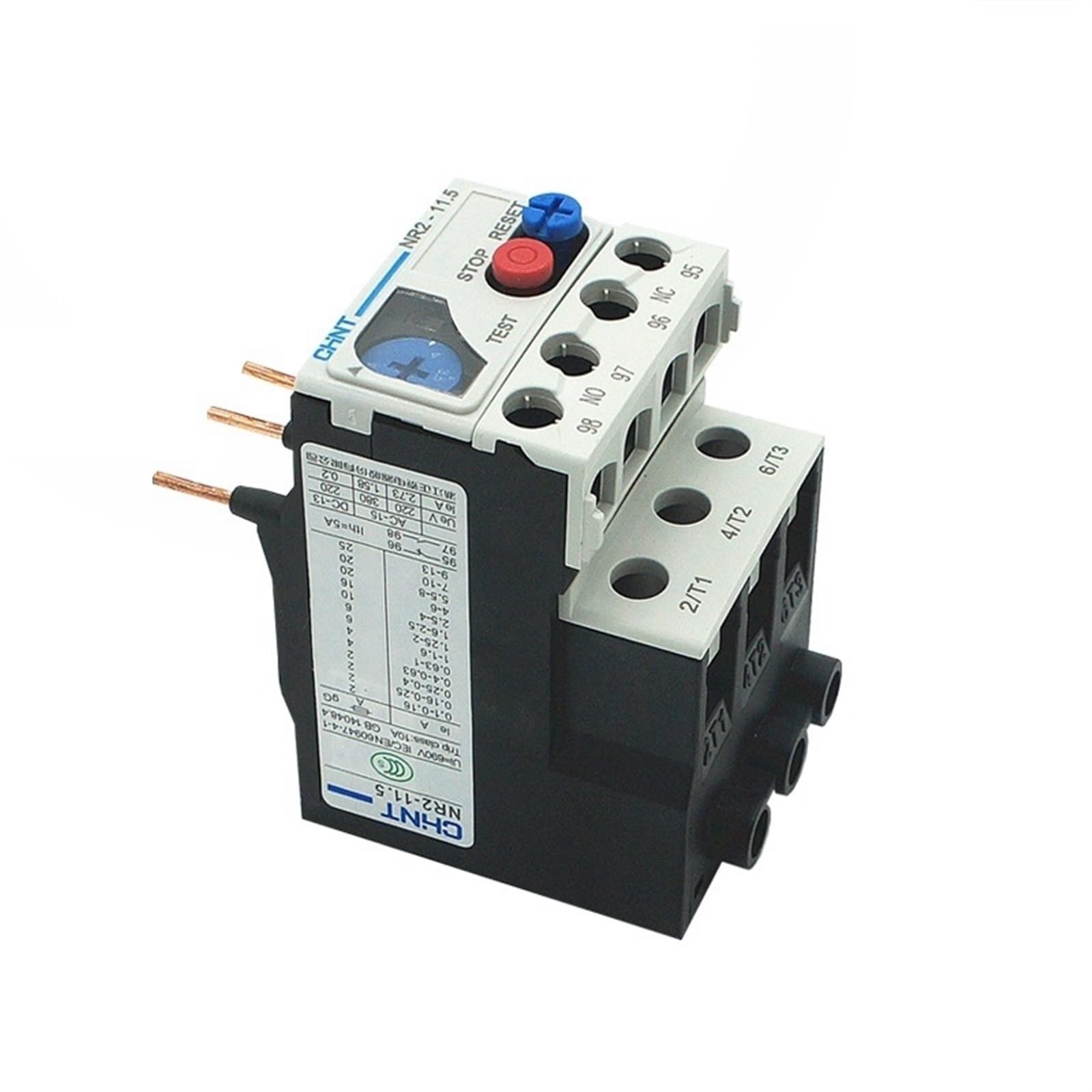 Relais thermique NR2-11.5/Z 4-6 A élimine les pannes de surcharge