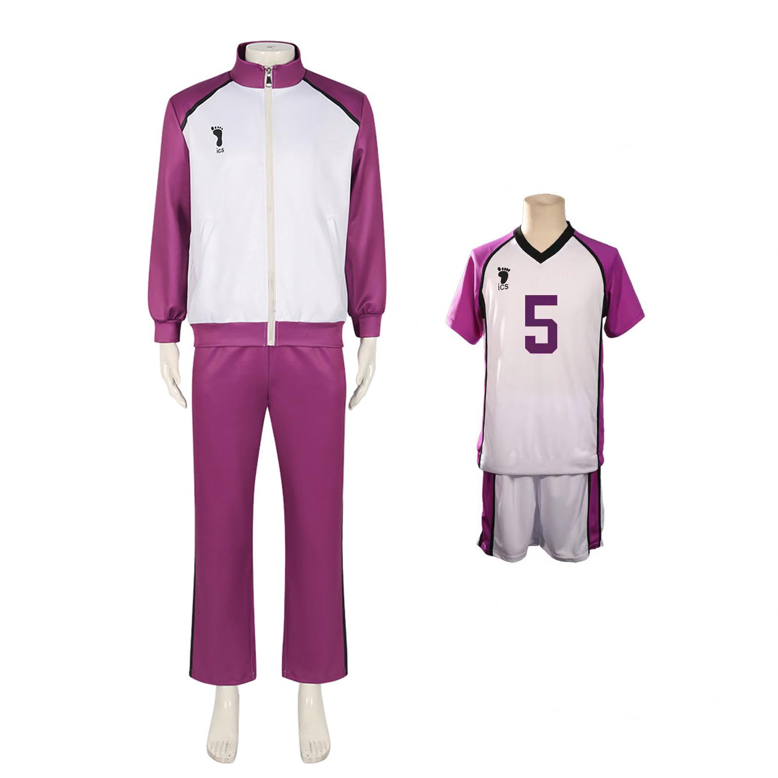 Amazon | [TRiES] 白鳥沢学園 ジャージ ハイキュー コスプレ 衣装 白鳥