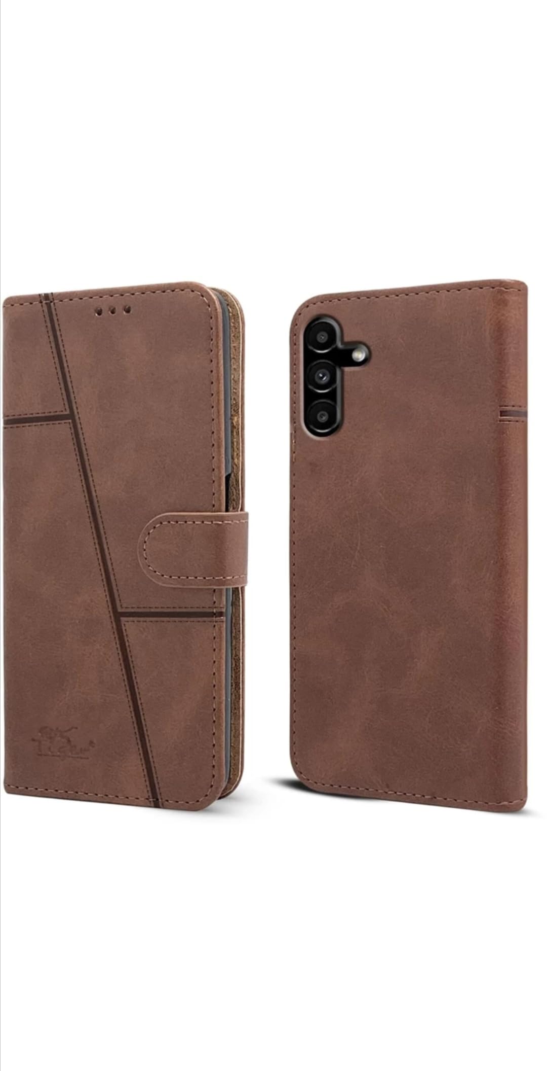 Azaad Flip Cover Back Case Cover | Card Pockets Wallet & Stand for Samsung A14 5G (Brown) (B0DGG4WD9Y) Amazon Price History, Amazon Price Tracker