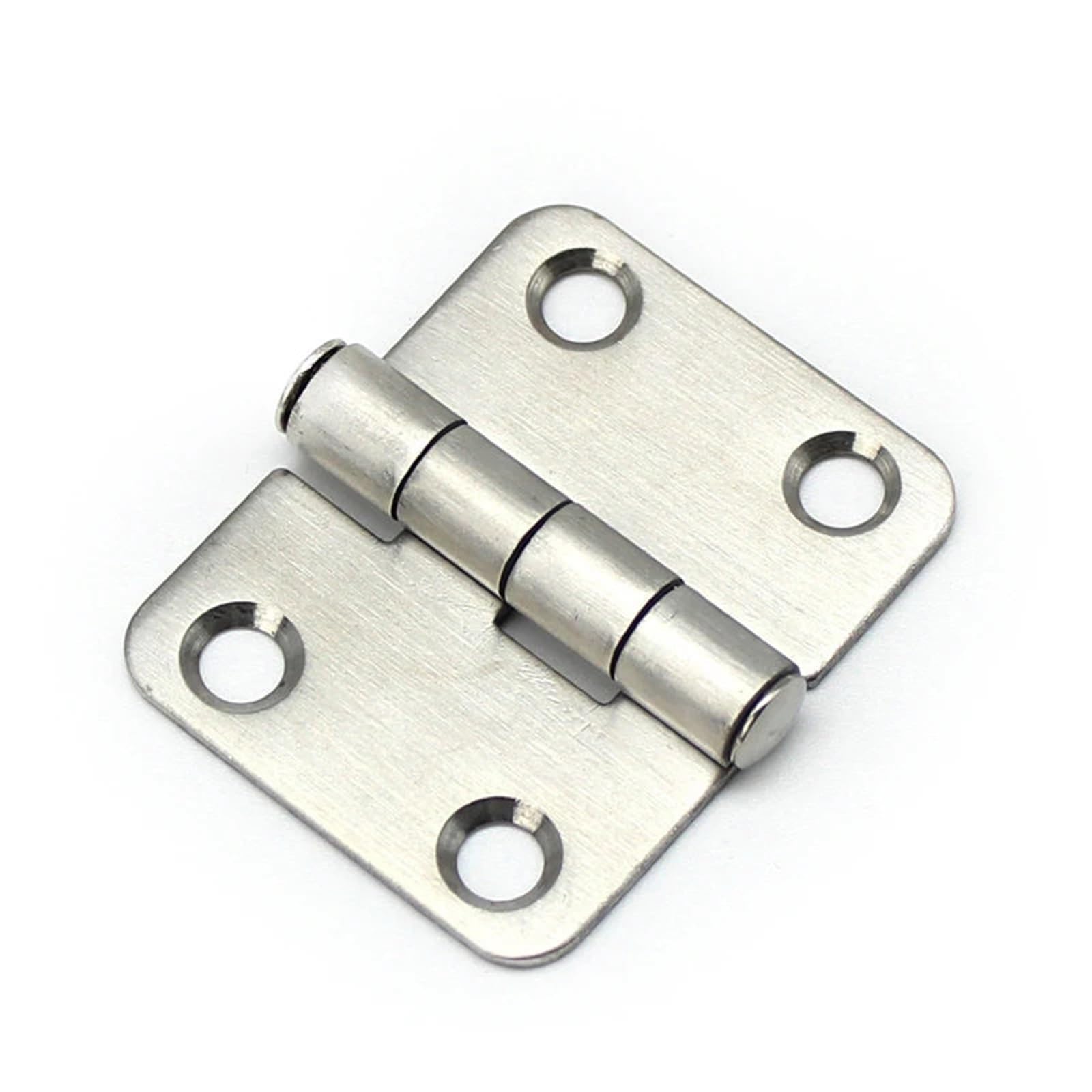 Equipment Stainless Steel Hinge Distribution Box Cabinet Door Load-Bearing Foldable 1Pcs(304 Brushed)