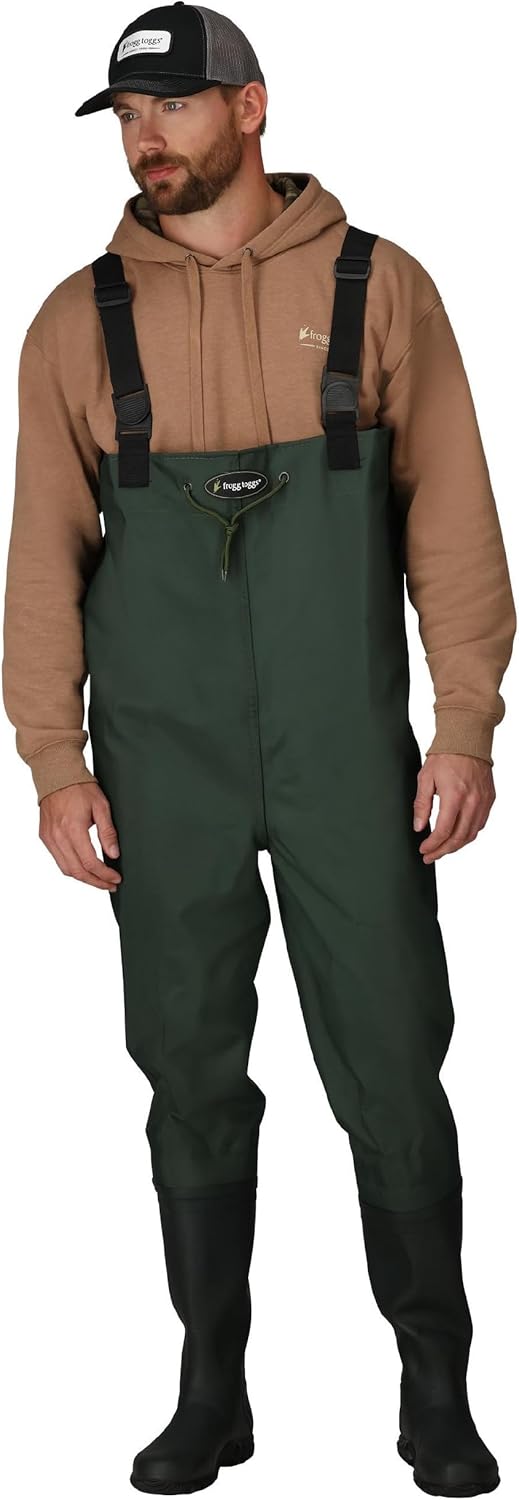 Cascades 2-ply Poly/Rubber Waterproof Fishing Bootfoot Chest Wader for Fishing