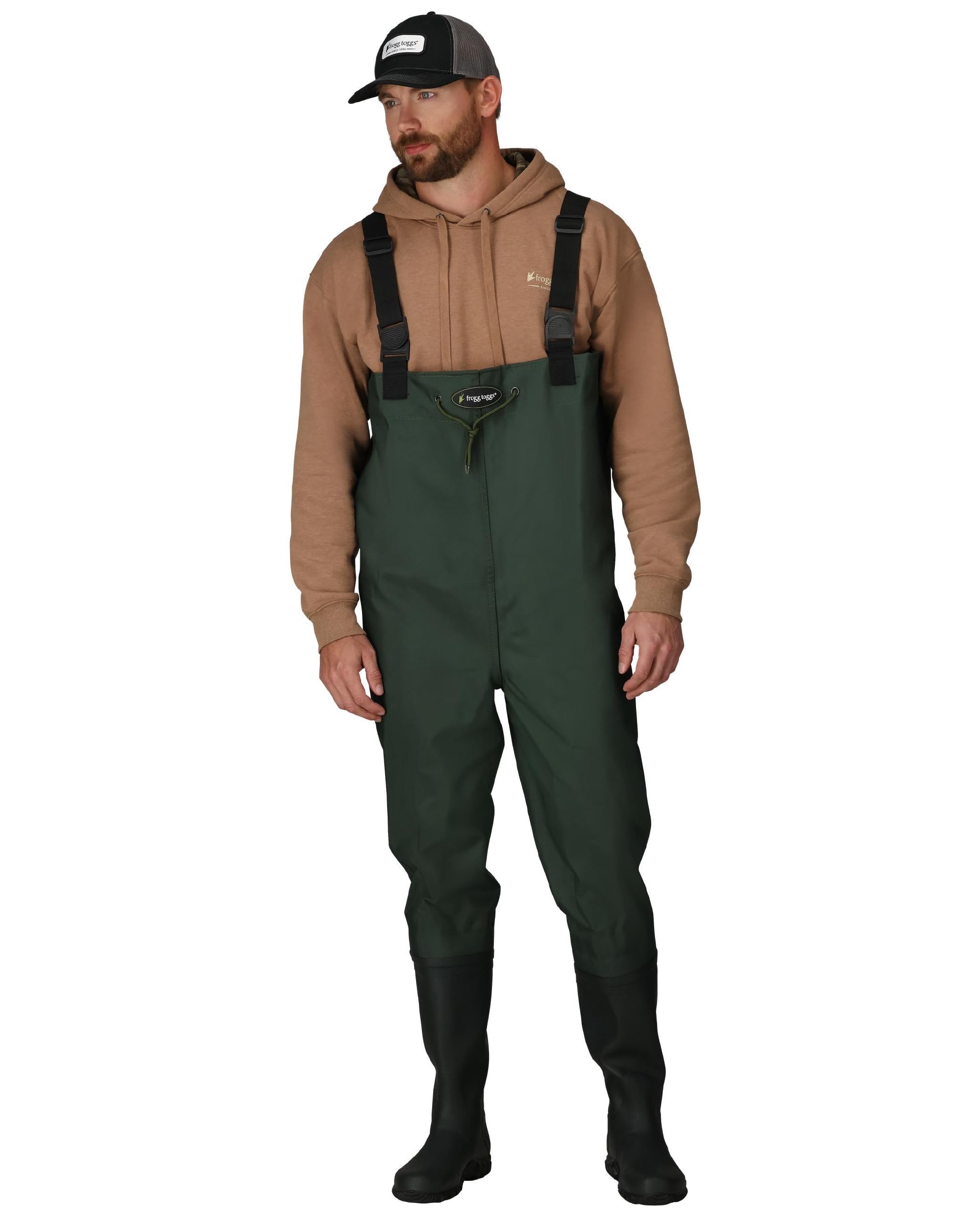 Cascades 2-ply Poly/Rubber Waterproof Fishing Bootfoot Chest Wader for Fishing