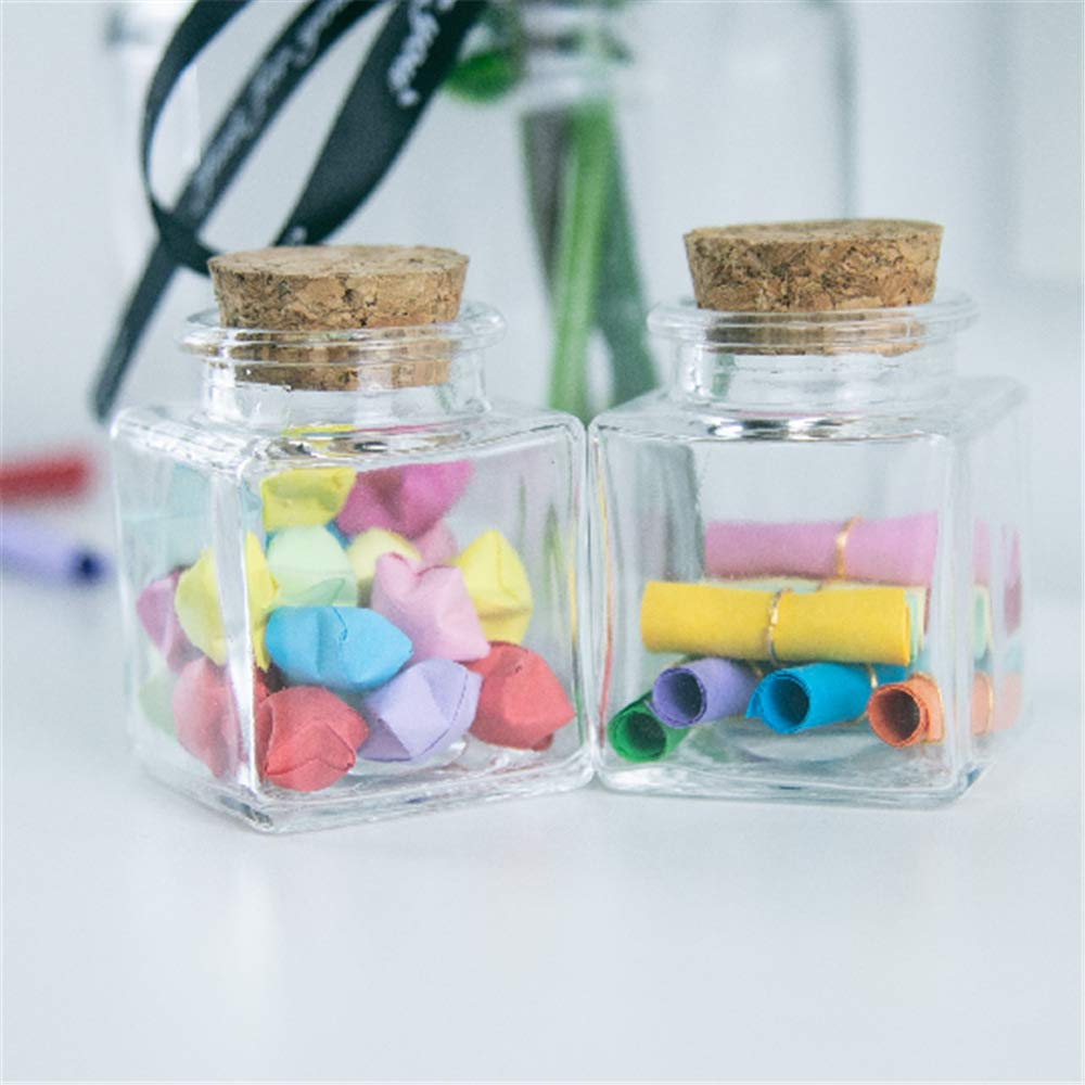 24pcs Leere Glasflaschen Mit Korken Fläschchen Gläser Behälter für Lebensmittel Flüssigkeit Geschenke Lagerung 50ml Glasflaschen Großhandel.