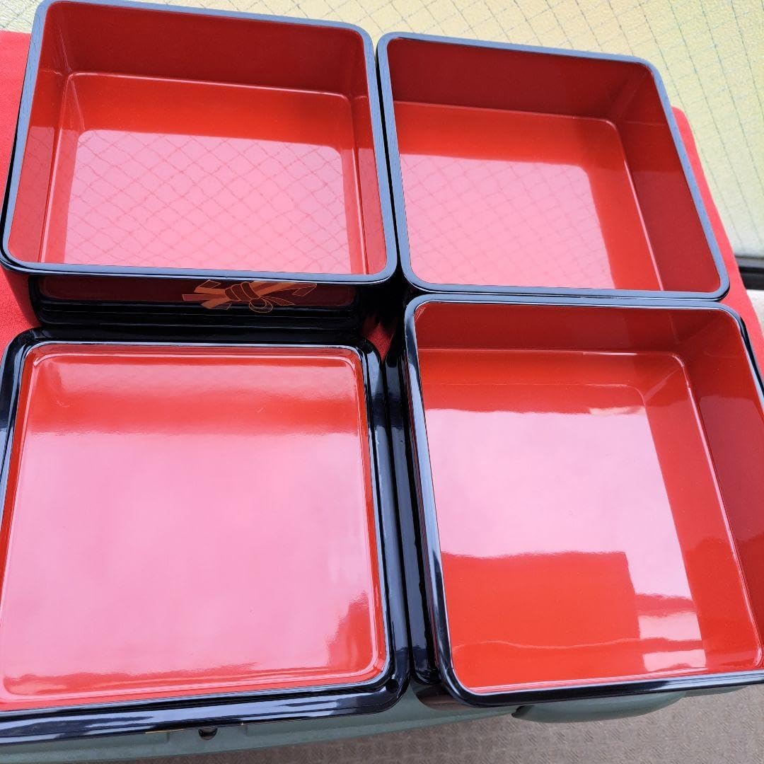 輪島塗重箱 二段 楕円グラデーション 輪島塗漆器の工房直販 輪島塗太郎