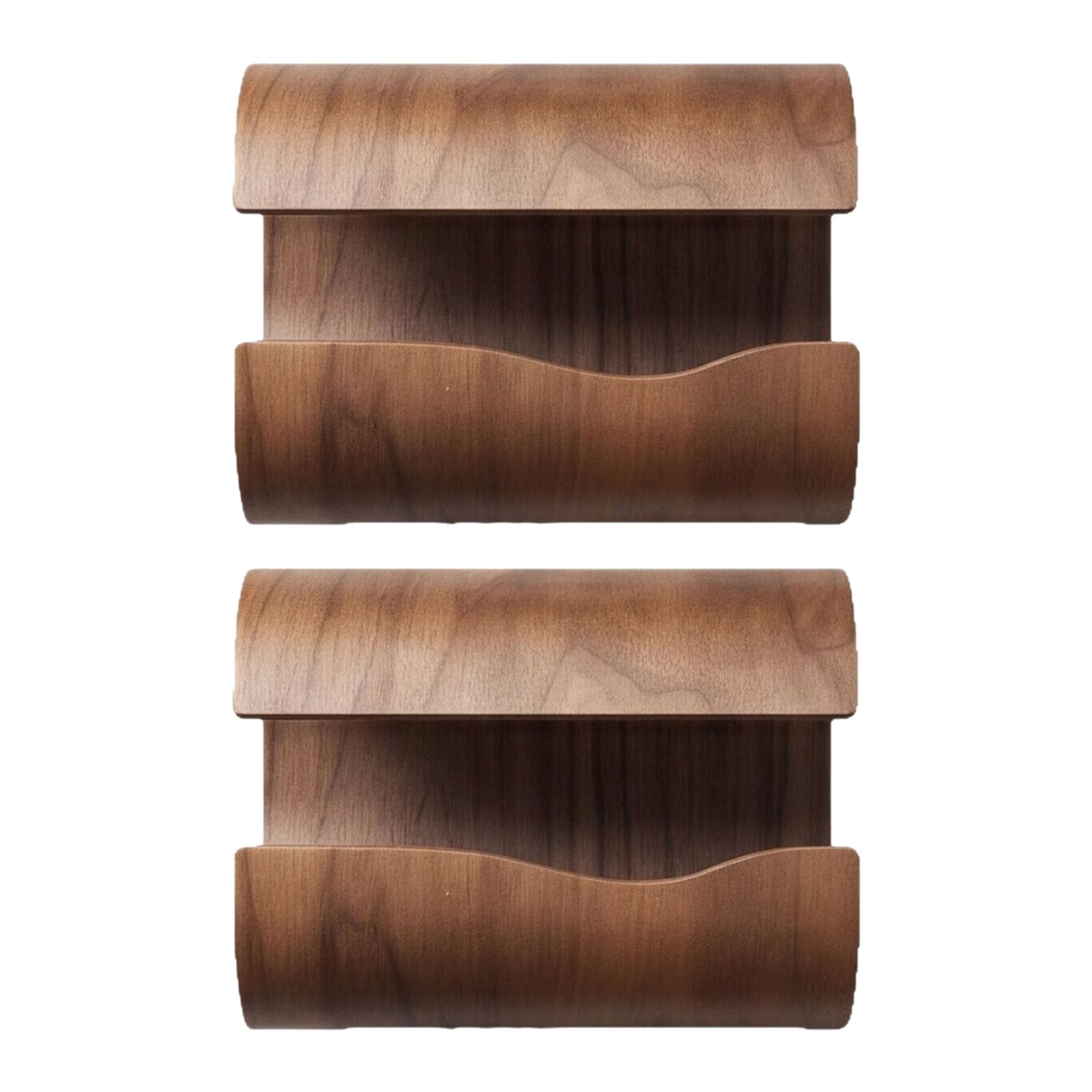 PANGBOER Natural Wood Tissue Box Organizers Napkin Holder Wooden Finish Fits Most Standard Tissue Packages Peanut Box
