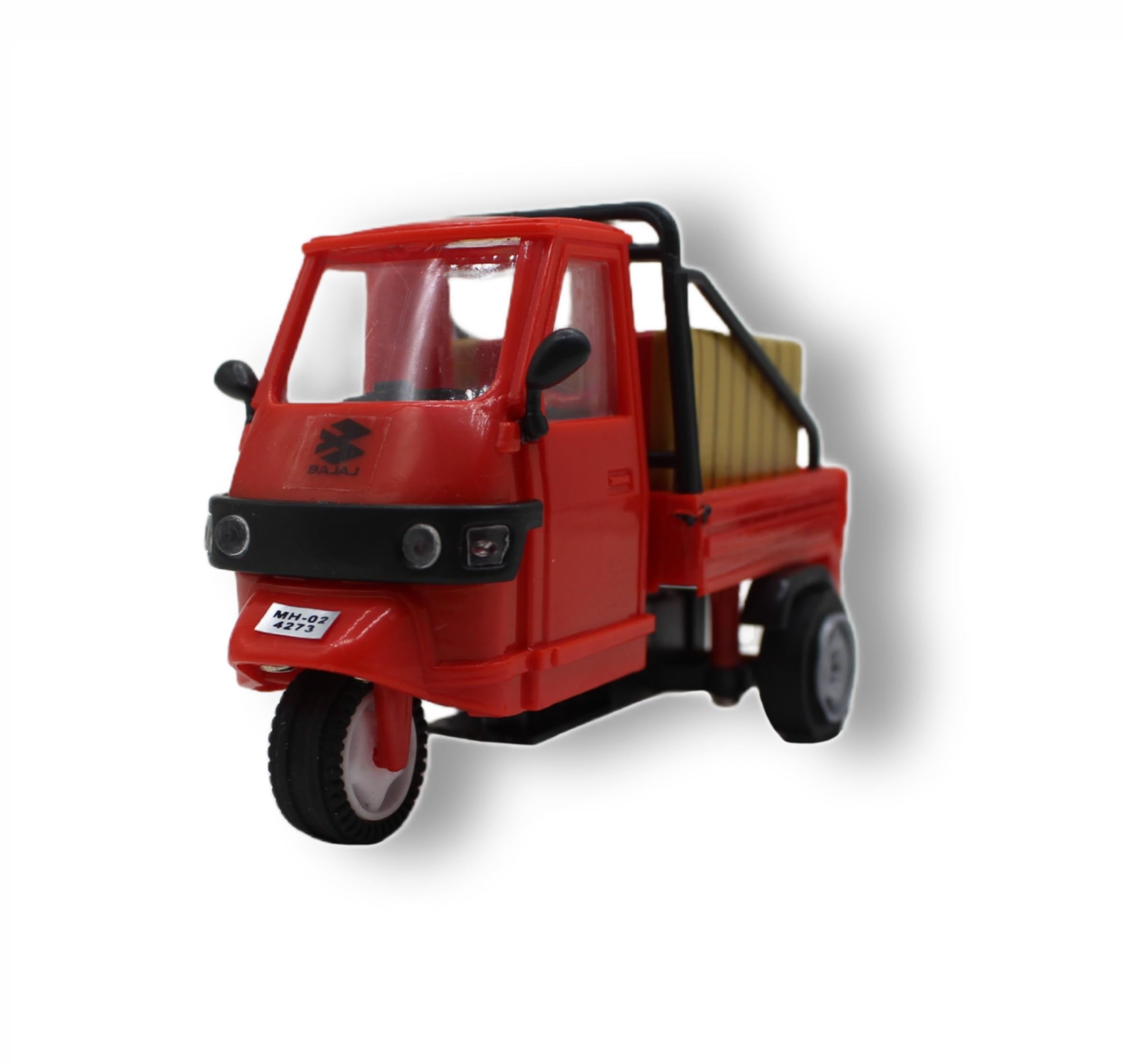 Neoinsta Pull Back 3 Wheeler Tempo Vehicle Toy | Pull Along Vehicle Toy | Very Small Size | Mini Tempo | Rubber Wheels | Small Good at The Rear Side (Red) (B0CNLNXD4G) Amazon Price History, Amazon Price Tracker