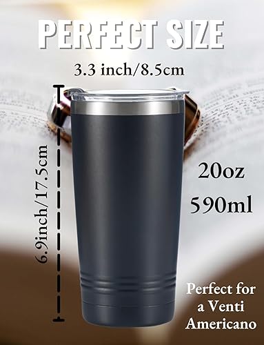 Miniatura 5 de Onebttl Regalos oficiales para hombres y mujeres, regalo oficial de boda para novios, vaso aislado de acero inoxidable de 20 onzas con tapa y