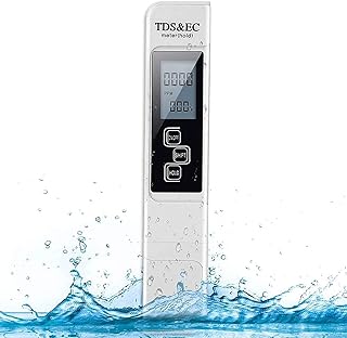 Yuentoen TDS Meter Digital Water Tester with LCD Screen,3 in 1 Water Tester Testing Filter Pen,0-9999 ppm TDS Measurement Range,TDS Tester for Drinking Water, Swinging Pool, Aquariums