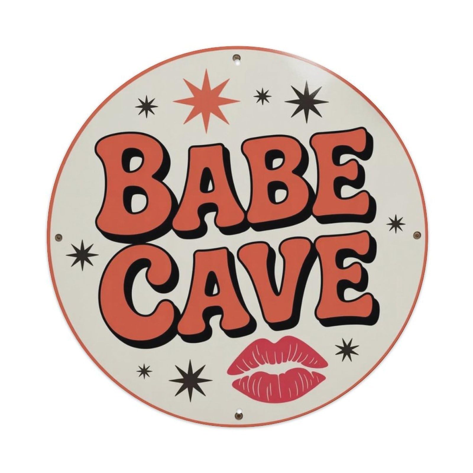 Lvalogy Style Babe Cave Y2k Metal Tin Sign Plaque