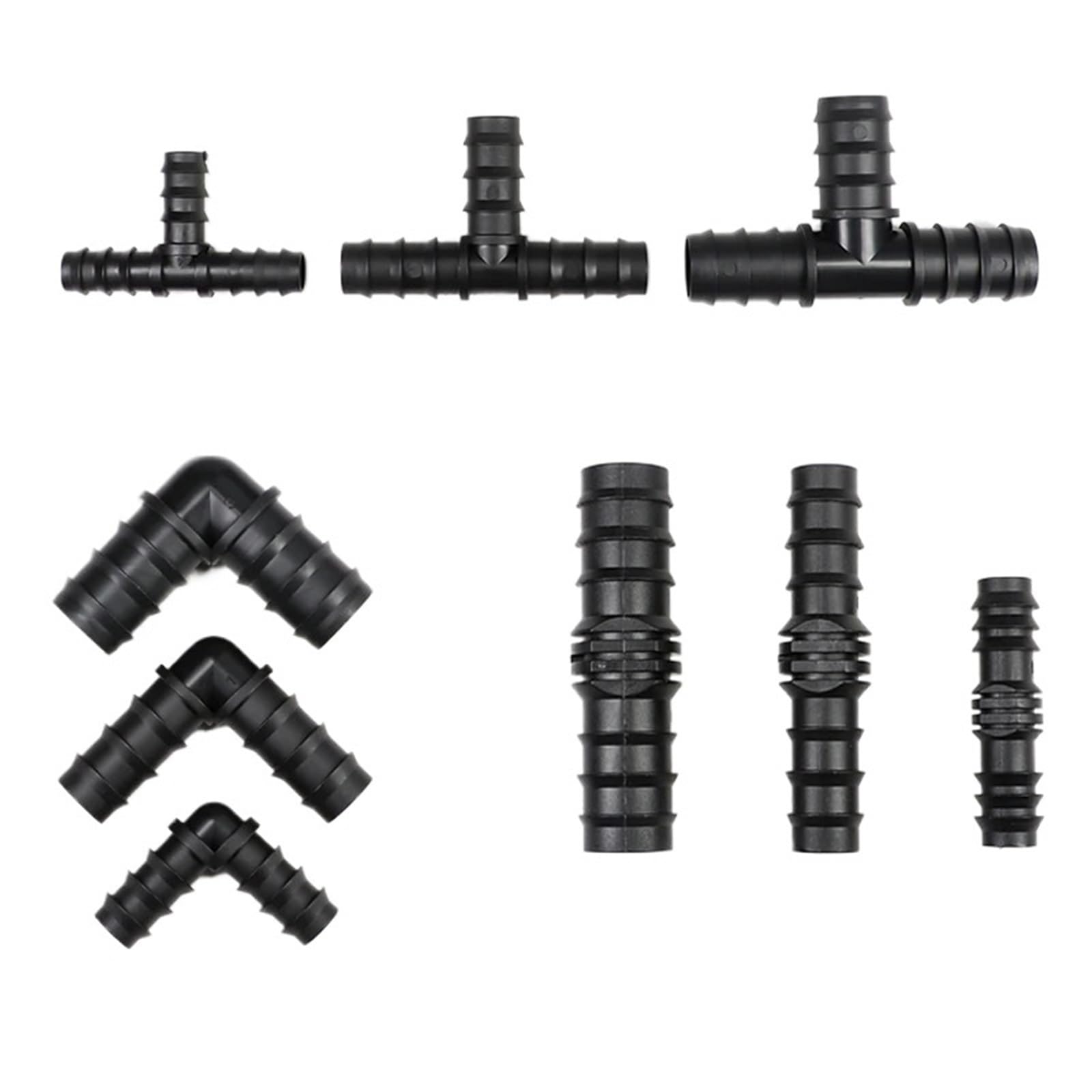 Gepbum Elbow 20Mm 2~50Pcs Pagoda Water Connector Plastics 16/20/25Mm Pe Pipe Tubing Hose Fitting For Garden Drip Irrigation Accessory(,2 Pieces)