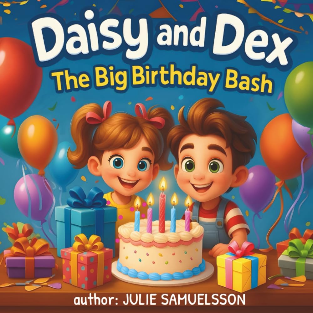 Daisy and Dex: The Big Birthday Bash: Children's Story Book About Celebration Birthdays Together and Sharing.