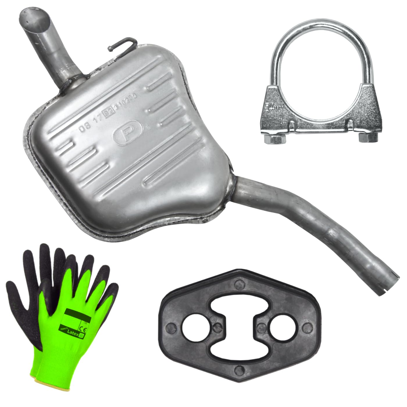POLMOstrow Auspuff Endtopf für Ford Galaxy 2 II MK2 1.8 TDCi 2.0 TDCi Van 2006-2014