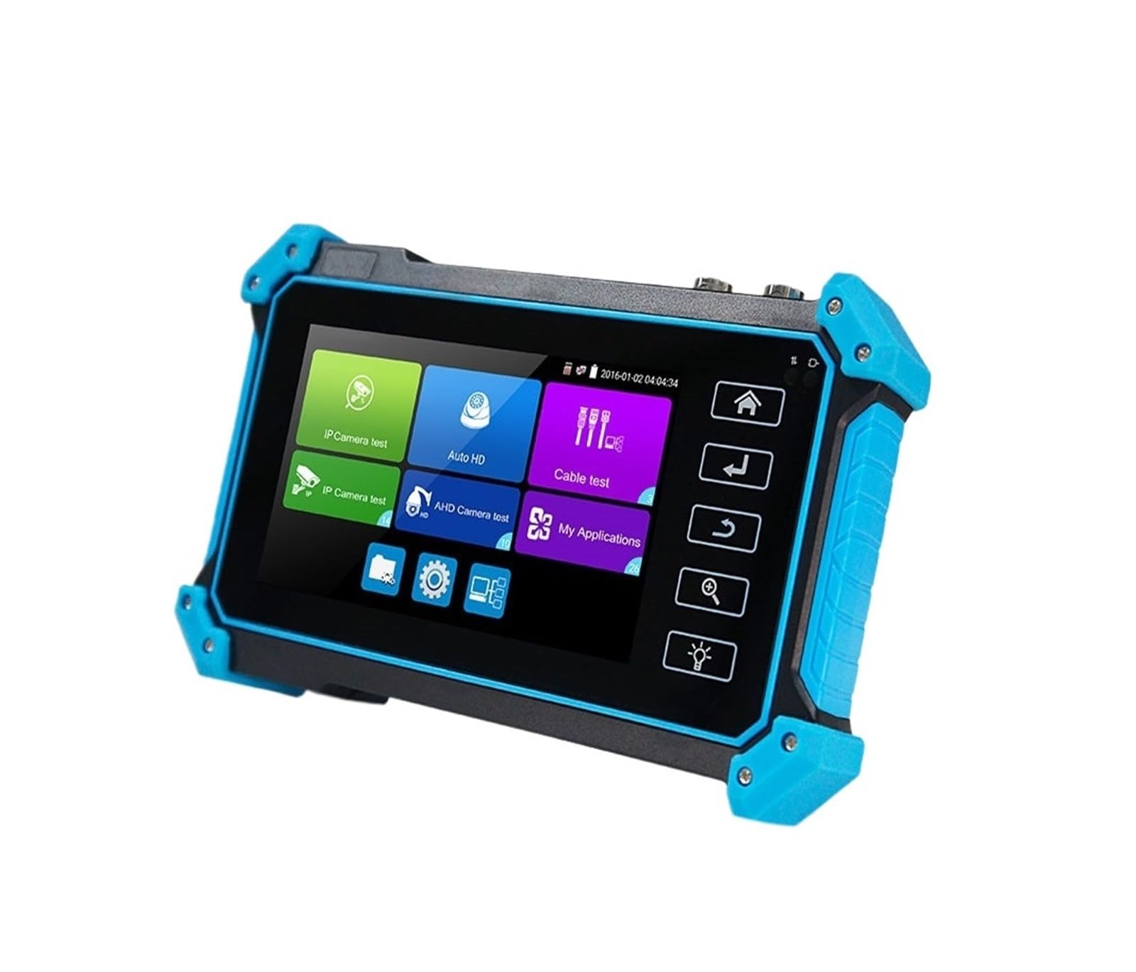 CCTV Tester, 5.4 Inch IP CCTV Tester AHD CVI TVI SDI Camera 4K VGA Input Security IPC Cftv Mini Portable Monitor(IPC-5200)