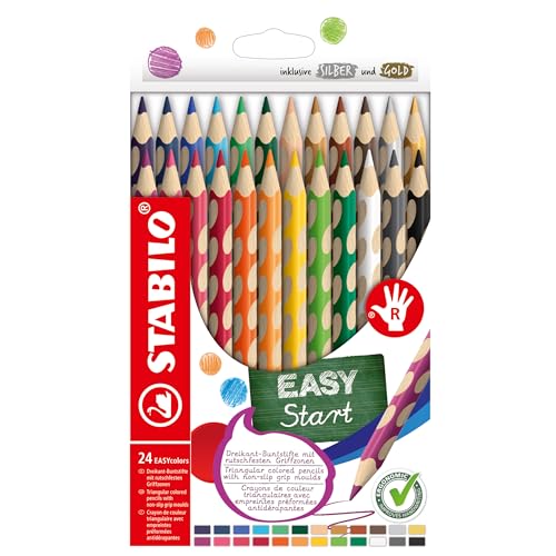 STABILO - Lápiz de color ergonómico EASYcolors - Modelo para...