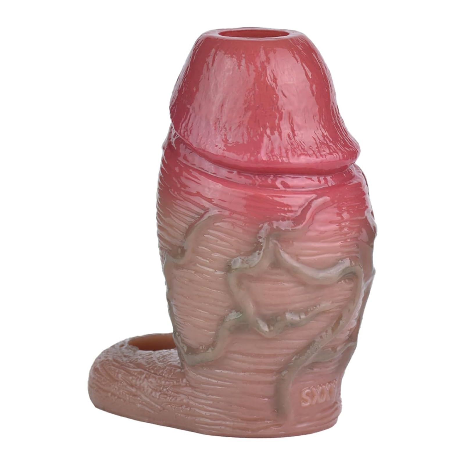 Funda ancha y grande for pene, funda alargadora de pene de silicona con anillo, masculina extensión reutilizable, juguete sexual adultos for hombres(A)