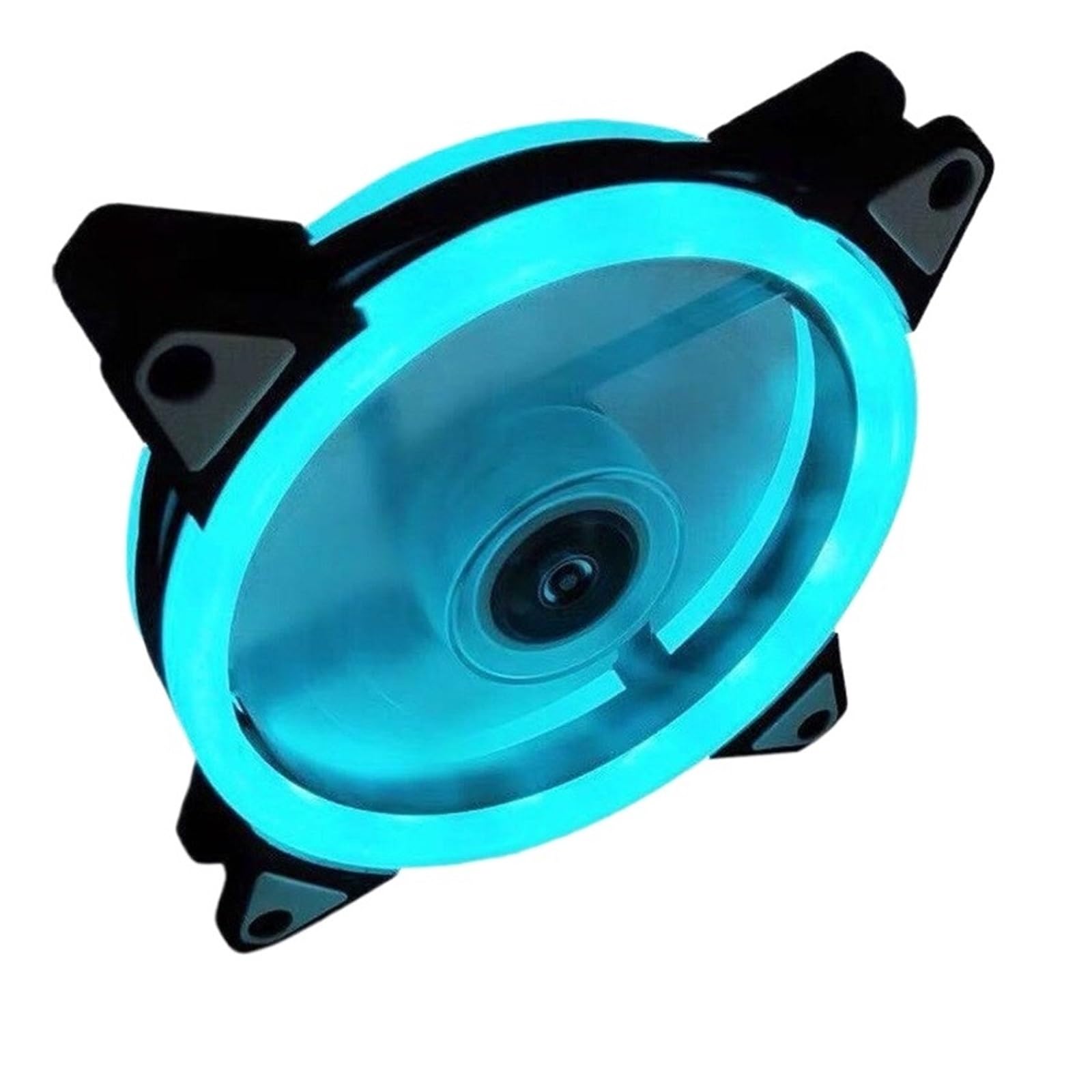 Ventilador de chasis 12cm Aurora Eclipse con 16 LED blancos para refrigeracion de caja PC 12025