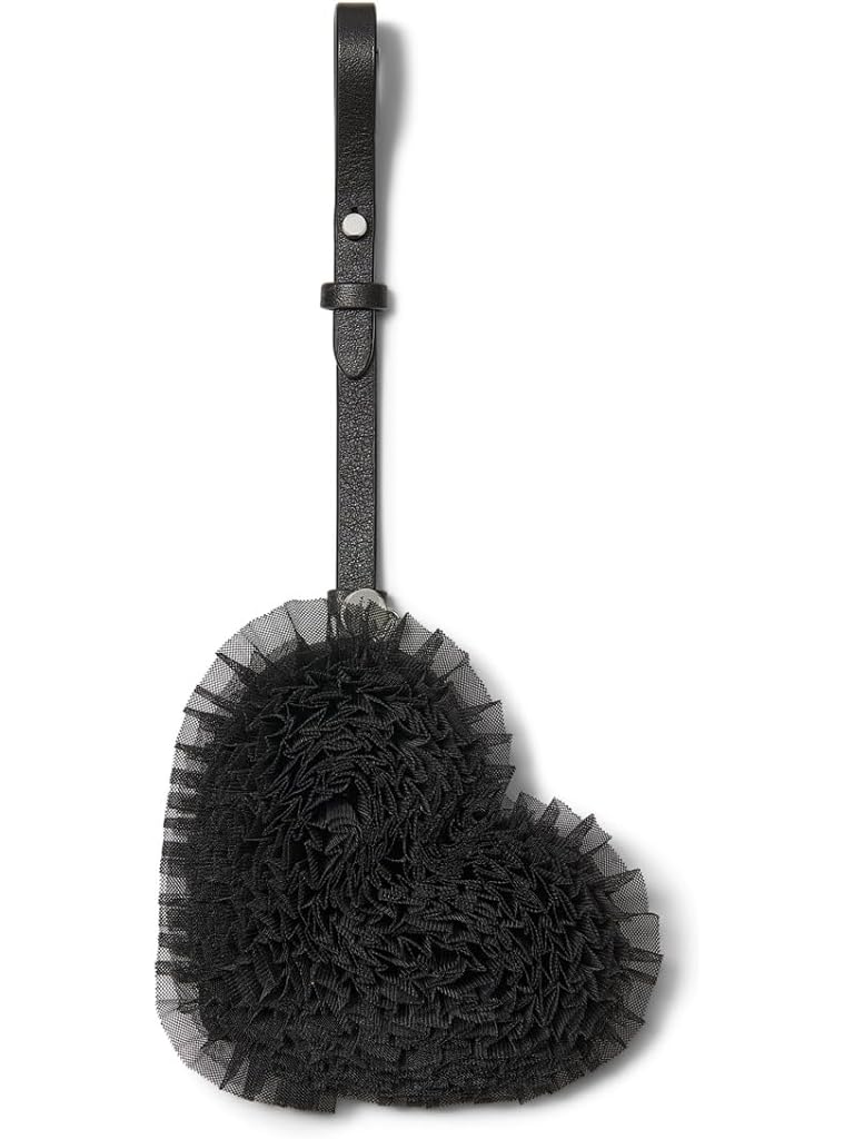 Black Kate Spade New York Charmed Tulle Heart Bag Charm