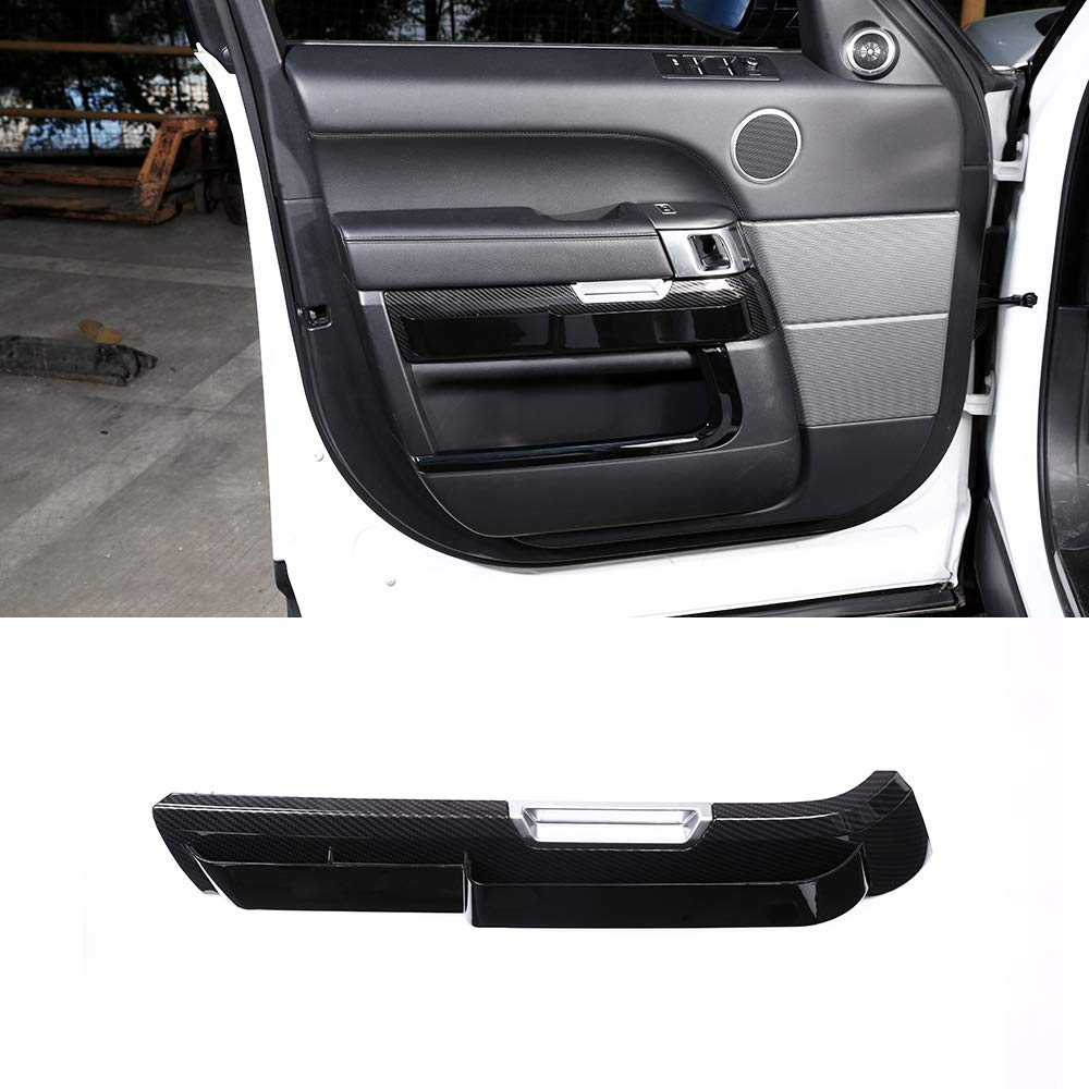 YIWANG Wymienny styl z włókna węglowego wnętrze pudełko do przechowywania drzwi samochodu uchwyt do RangeRover Sport 2014-2019 akcesoria samochodowe z kierownicą po lewej stronie